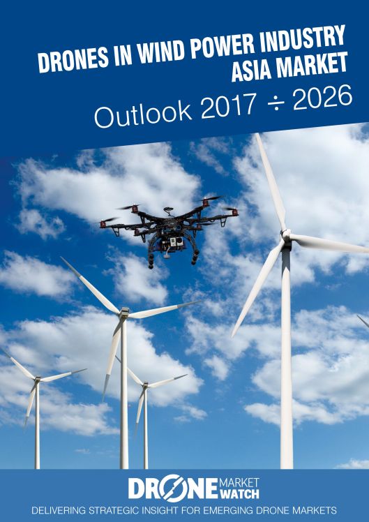 Drones in Wind Power Industry Asia Pacific Market Outlook 2017-2026